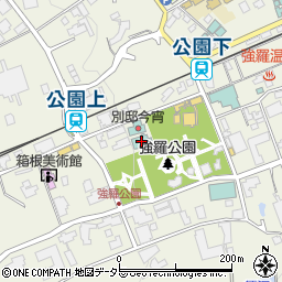 神奈川県足柄下郡箱根町強羅1300-402周辺の地図