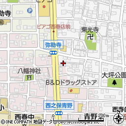 愛知県北名古屋市西之保青野東3周辺の地図