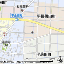 愛知県稲沢市平佛供田町117周辺の地図