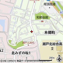 愛知県瀬戸市本郷町987周辺の地図