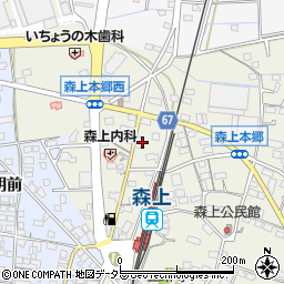 愛知県稲沢市祖父江町森上本郷九周辺の地図
