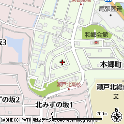 愛知県瀬戸市本郷町991周辺の地図