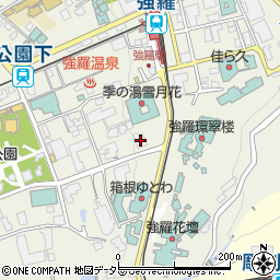 神奈川県足柄下郡箱根町強羅1300-421周辺の地図