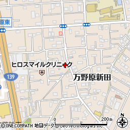 静岡県富士宮市万野原新田3926-8周辺の地図