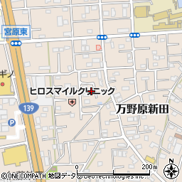 静岡県富士宮市万野原新田3920-14周辺の地図