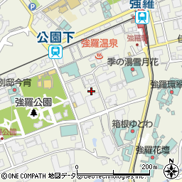 神奈川県足柄下郡箱根町強羅1300-412周辺の地図