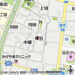 愛知県稲沢市祖父江町桜方螺谷1004周辺の地図