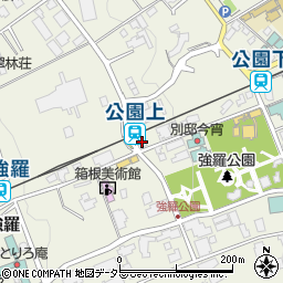 神奈川県足柄下郡箱根町強羅1300-466周辺の地図