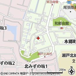 愛知県瀬戸市本郷町998周辺の地図