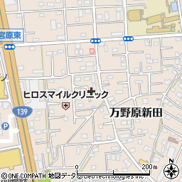 静岡県富士宮市万野原新田3920周辺の地図