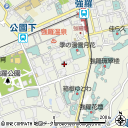 神奈川県足柄下郡箱根町強羅1300-35周辺の地図