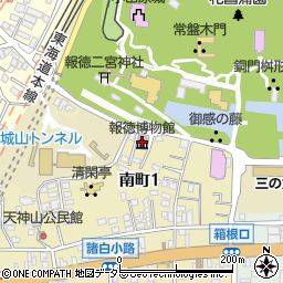 報徳博物館周辺の地図
