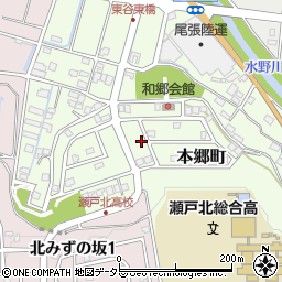 愛知県瀬戸市本郷町955周辺の地図