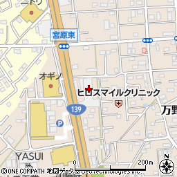 静岡県富士宮市万野原新田3748周辺の地図
