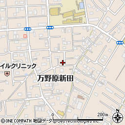 静岡県富士宮市万野原新田3975-14周辺の地図