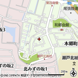 愛知県瀬戸市本郷町999周辺の地図