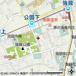 神奈川県足柄下郡箱根町強羅1300-60周辺の地図