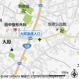朝日新聞大原店周辺の地図