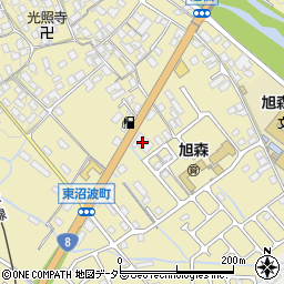 滋賀三菱農機販売彦根営業所周辺の地図