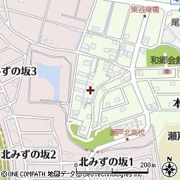 愛知県瀬戸市本郷町227周辺の地図