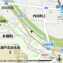 愛知県瀬戸市本郷町509周辺の地図