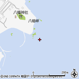 八幡岬周辺の地図