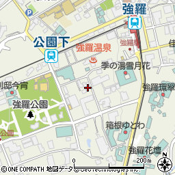 神奈川県足柄下郡箱根町強羅1300-307周辺の地図
