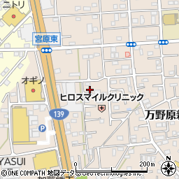静岡県富士宮市万野原新田3922-5周辺の地図
