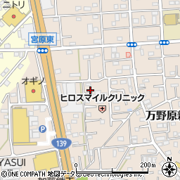 静岡県富士宮市万野原新田3922-5周辺の地図