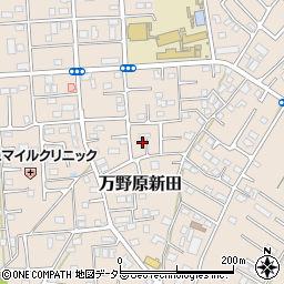 静岡県富士宮市万野原新田3975-10周辺の地図