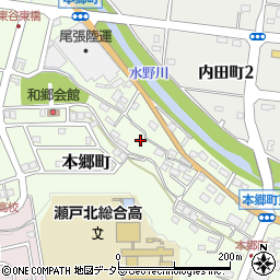 愛知県瀬戸市本郷町603周辺の地図