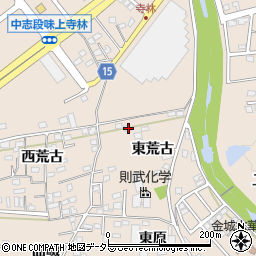 愛知県名古屋市守山区中志段味東荒古2551周辺の地図