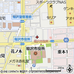 愛知県稲沢市横地町周辺の地図