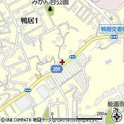 ベンリー横須賀鴨居店周辺の地図