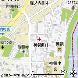 愛知県春日井市神領町1丁目18-1周辺の地図