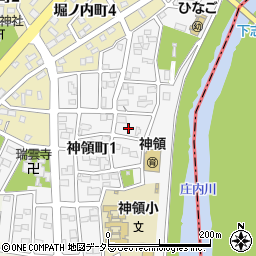 愛知県春日井市神領町1丁目19-20周辺の地図