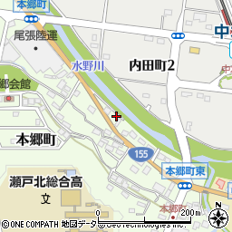 愛知県瀬戸市本郷町560周辺の地図