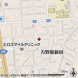 静岡県富士宮市万野原新田3915-3周辺の地図