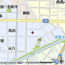 愛知県稲沢市片原一色町周辺の地図