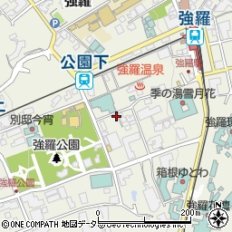 神奈川県足柄下郡箱根町強羅1300-479周辺の地図