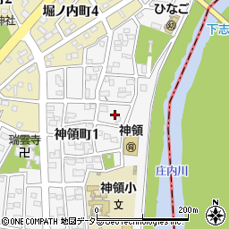 愛知県春日井市神領町1丁目19周辺の地図