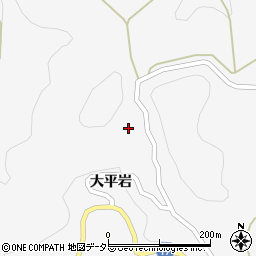 愛知県豊田市上切町大平岩952周辺の地図