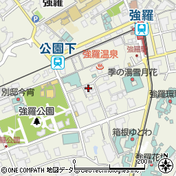 神奈川県足柄下郡箱根町強羅1300-476周辺の地図