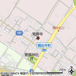 覚勝寺周辺の地図