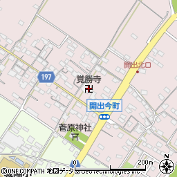 覚勝寺周辺の地図
