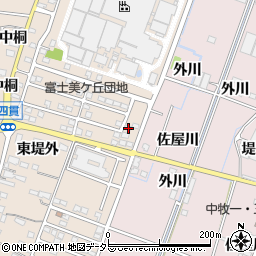 愛知県稲沢市祖父江町四貫堤外1-31周辺の地図