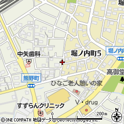 愛知県春日井市熊野町1963-12周辺の地図