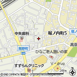 愛知県春日井市熊野町1963-10周辺の地図