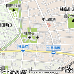 愛知県春日井市林島町周辺の地図