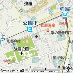 神奈川県足柄下郡箱根町強羅1300-61周辺の地図